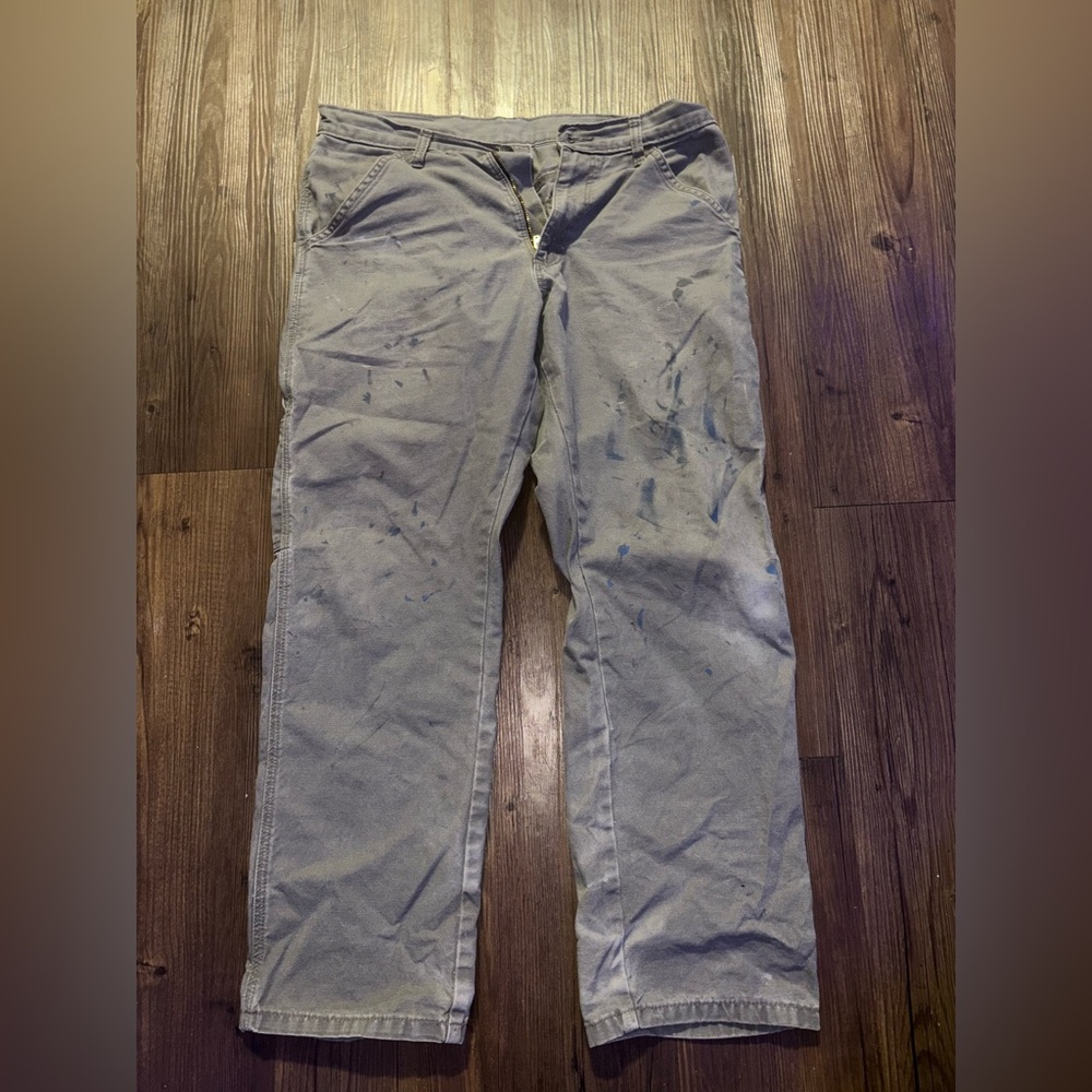 Worked in VINTAGE WRANGLER Gray Casual Pants